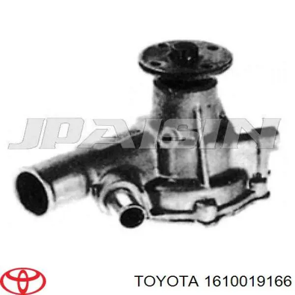 1610019166 Toyota помпа водяна, (насос охолодження)