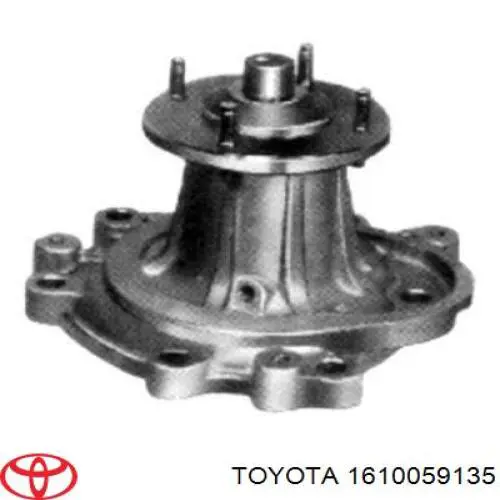 1610059135 Toyota помпа водяна, (насос охолодження)