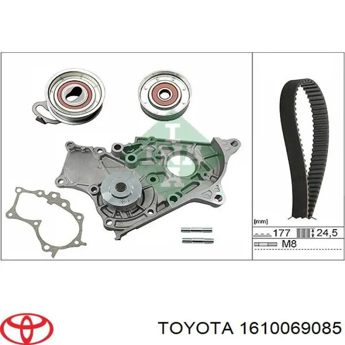 Помпа охолодження Toyota 1610069085 ціна, від 36.85 USD