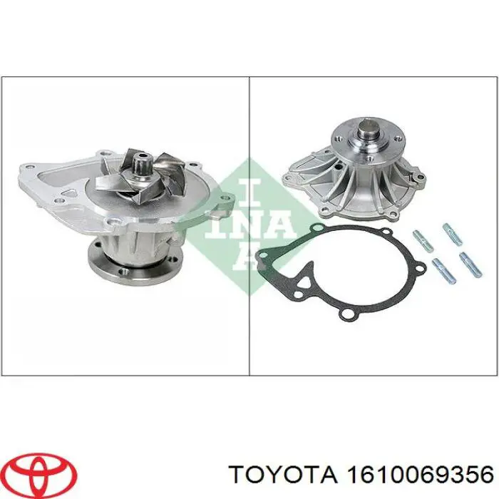 Помпа водяна, корпус Toyota 1610069356 ціна, від 71.10 USD