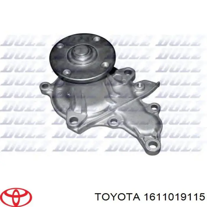 1611019115 Toyota помпа водяна, (насос охолодження)