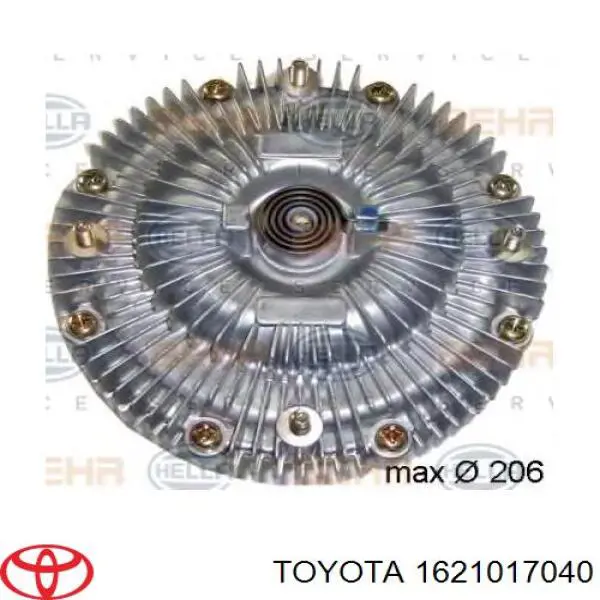 Купити 1621017040 Toyota Муфта вязкостная системи охолодження