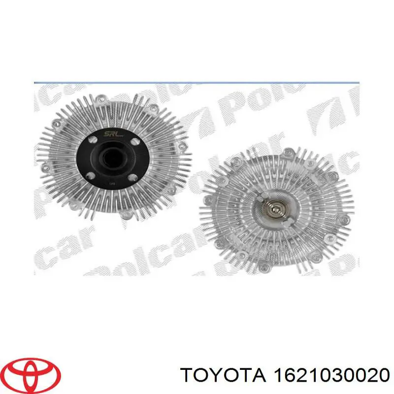 1621030020 Toyota вискомуфта, вязкостная муфта вентилятора охолодження