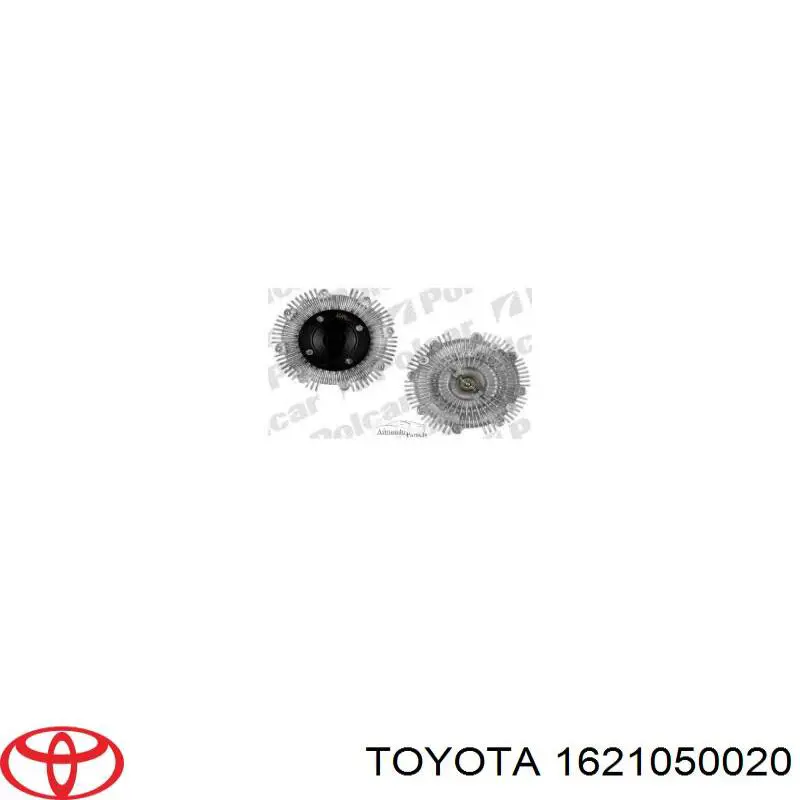 В'язкова муфта вентилятора Toyota 1621050020 ціна, від 63.01 USD