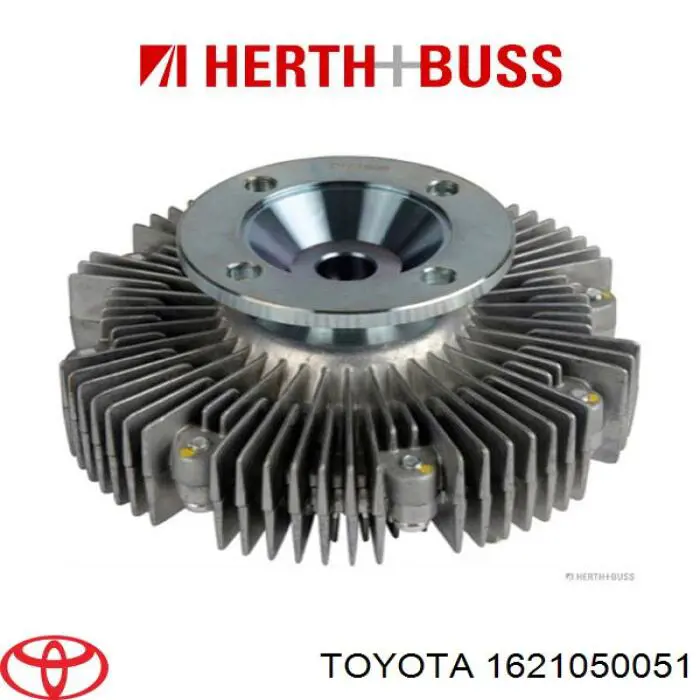 Вискомуфта вентилятора 1621050051 Toyota