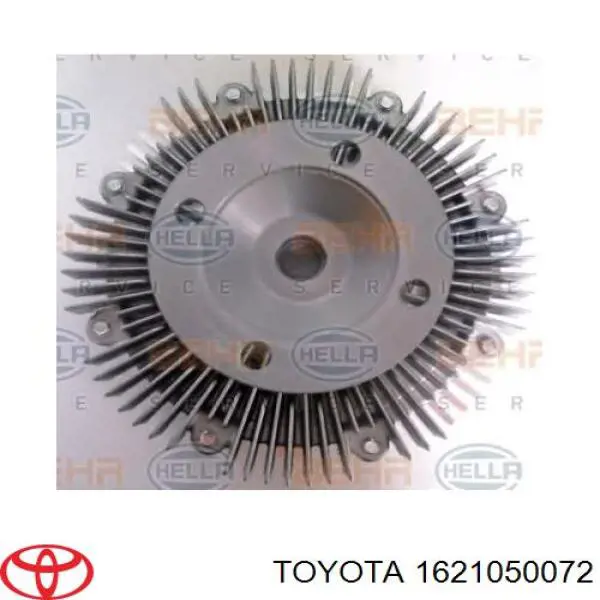 В'язкова муфта вентилятора Toyota 1621050072 ціна, від 254.26 USD