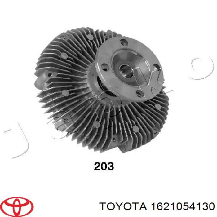В'язкова муфта вентилятора Toyota 1621054130 ціна, від 63.12 USD