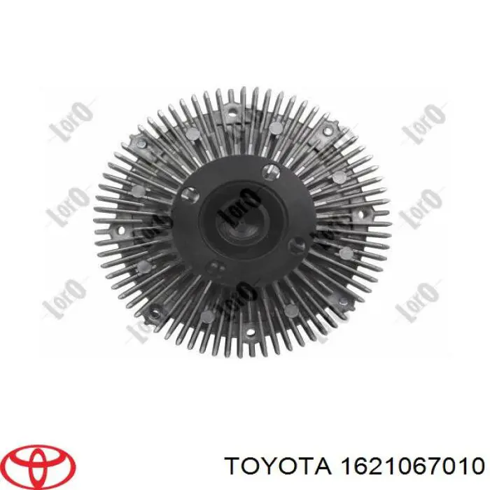 Вискомуфта вентилятора 1621067010 Toyota