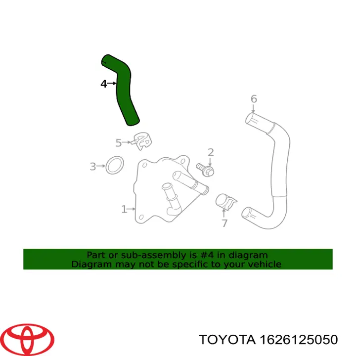 Toyota 1626125050 ціна, від 3.80 USD