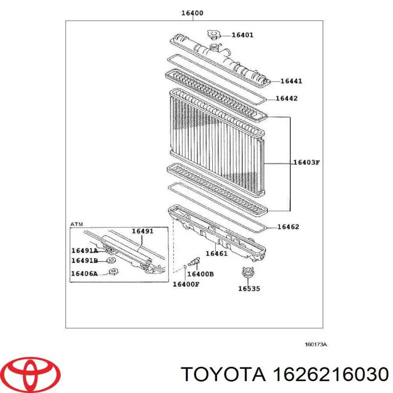 Шланг/патрубок водяного насосу, нагнітаючий Toyota Avensis (T22) (Тойота Авенсіс)