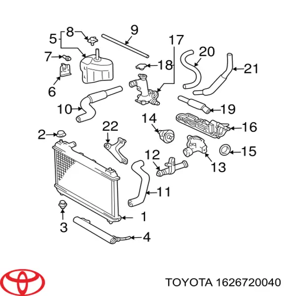 Купити 1626720040 Toyota 