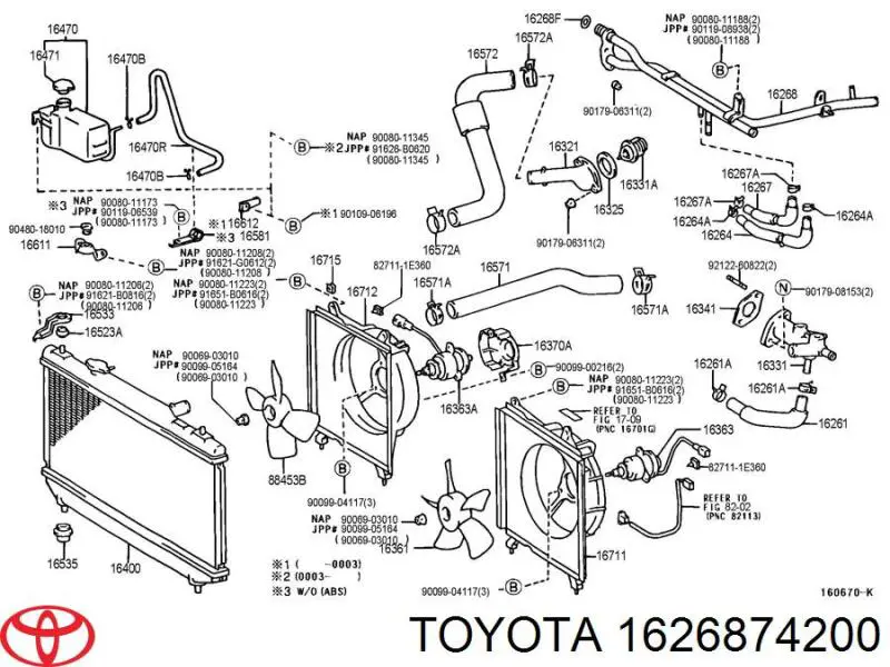 Купити 1626874200 Toyota 