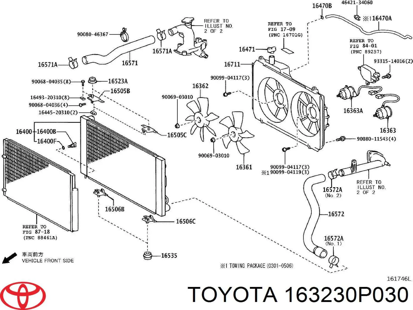 Кожух термостата Toyota 163230P030 ціна, від 18.97 USD