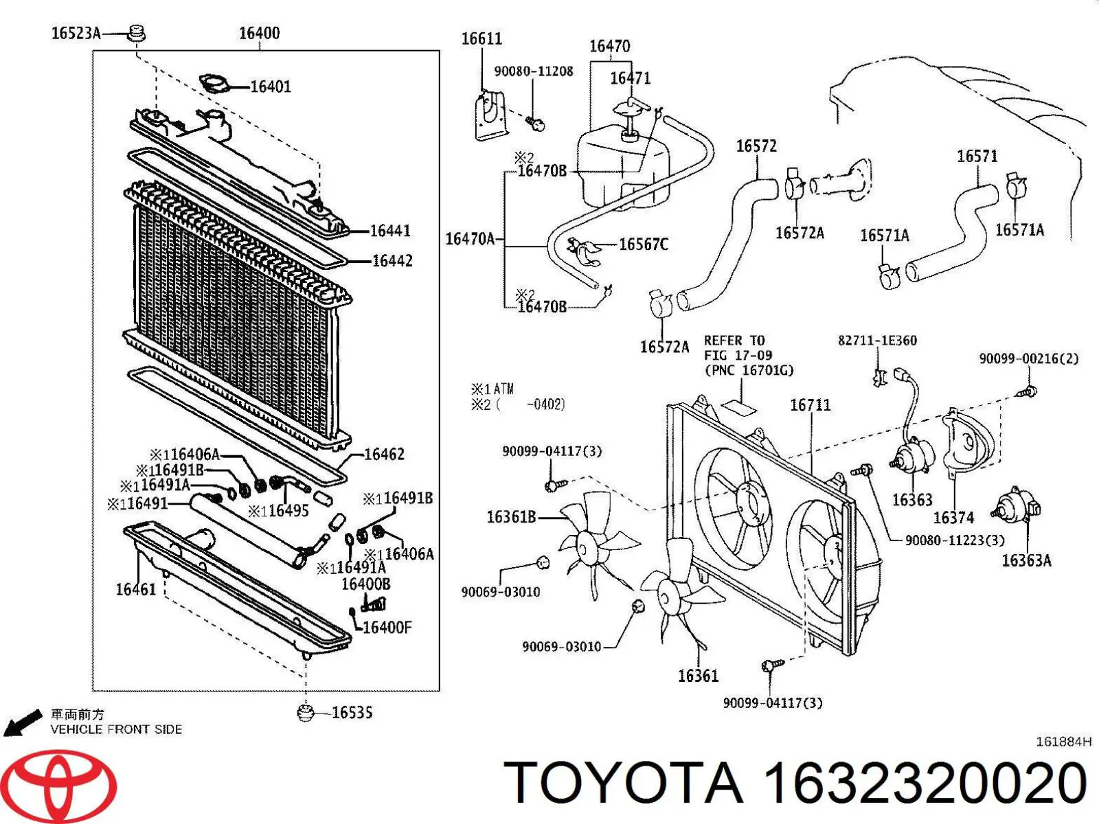 Кожух термостата Toyota 1632320020 ціна, від 11.40 USD