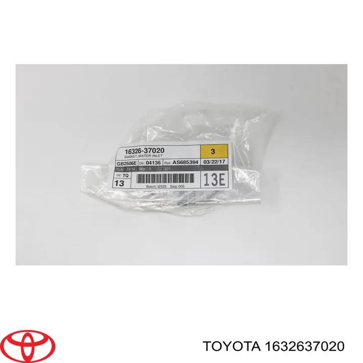 Прокладка термостата Toyota 1632637020 ціна, від 2.41 USD
