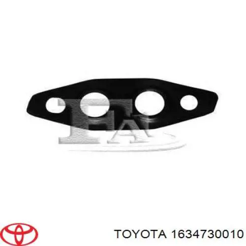 1634730010 Toyota шланг/патрубок рідинного охолодження турбіни, подача