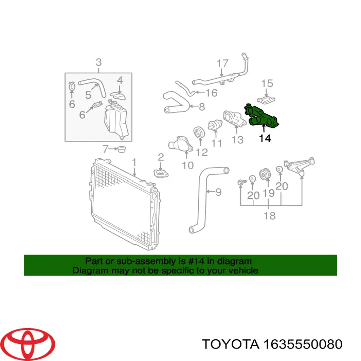 Стойка амортизатора передняя Toyota 1635550080 ціна, від 50.79 USD