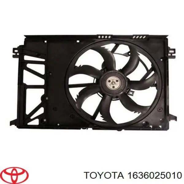Дифузор радіатора охолодження, в зборі з двигуном і крильчаткою Toyota Camry (V70) (Тойота Камрі)