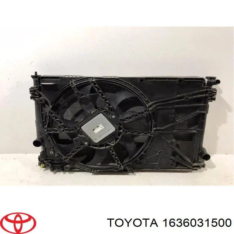 Дифузор радіатора охолодження, в зборі з двигуном і крильчаткою Toyota RAV4 5 (A5) (Тойота Рав4)