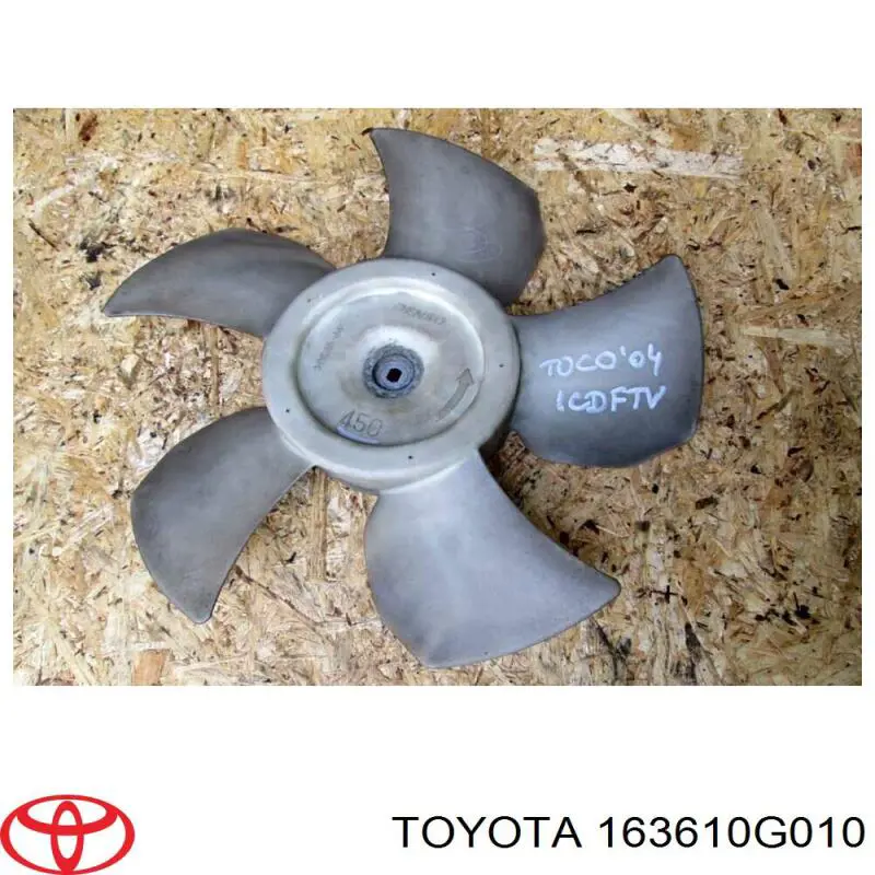 Купити 163610G010 Toyota Вентилятор/крильчатка радіатора охолодження, лівий
