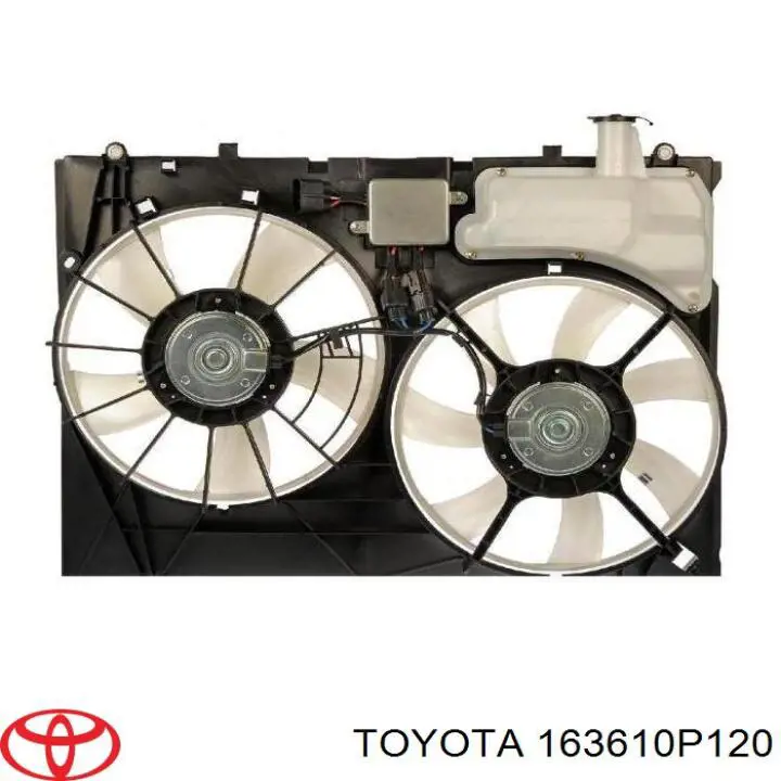 Вентилятор / крильчатка радіатора охолодження, правий Toyota 163610P120 ціна, від 63.33 USD