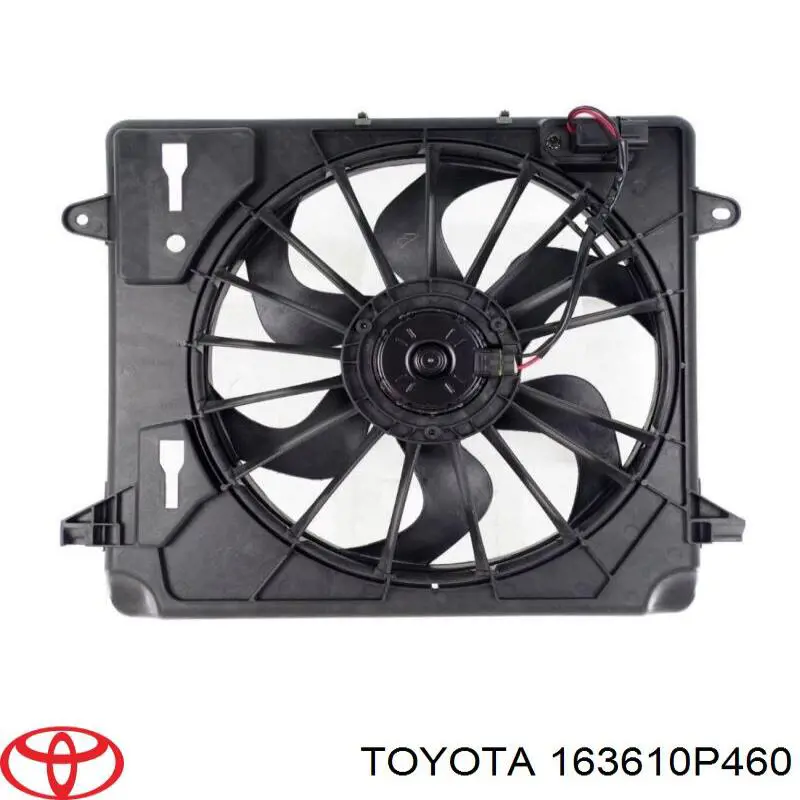 Вентилятор / крильчатка радіатора охолодження, правий Toyota 163610P460 ціна, від 158.32 USD