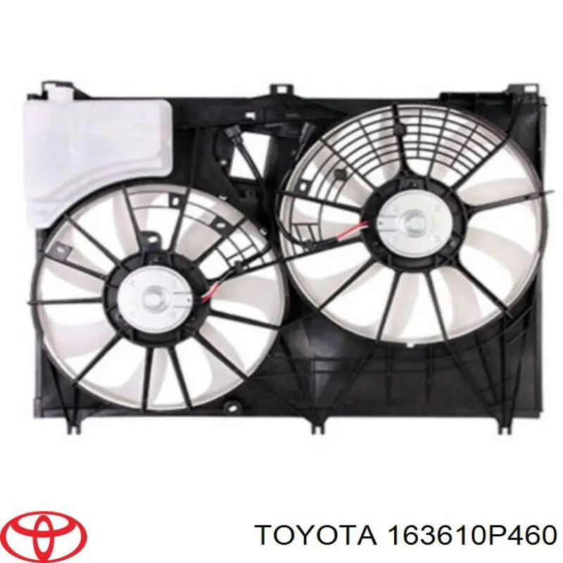 Вентилятор / крильчатка радіатора охолодження, правий Toyota 163610P460 ціна, від 150.59 USD