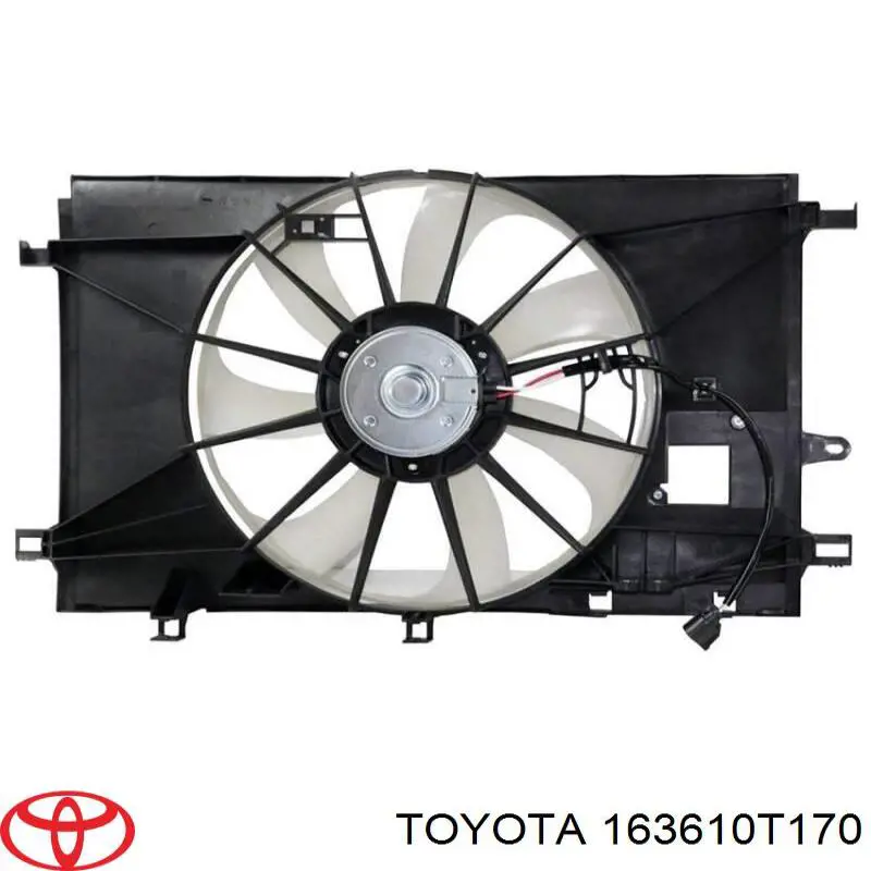 Вентилятор/крильчатка радіатора охолодження Toyota 163610T170 ціна, від 206.60 USD
