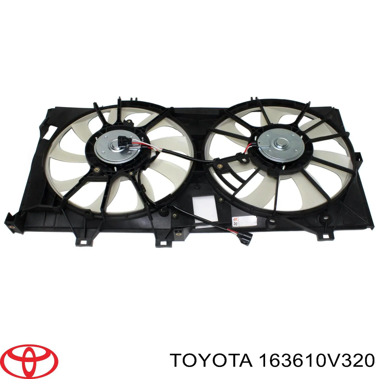 Купити 163610V320 Toyota Вентилятор/крильчатка радіатора охолодження, правий