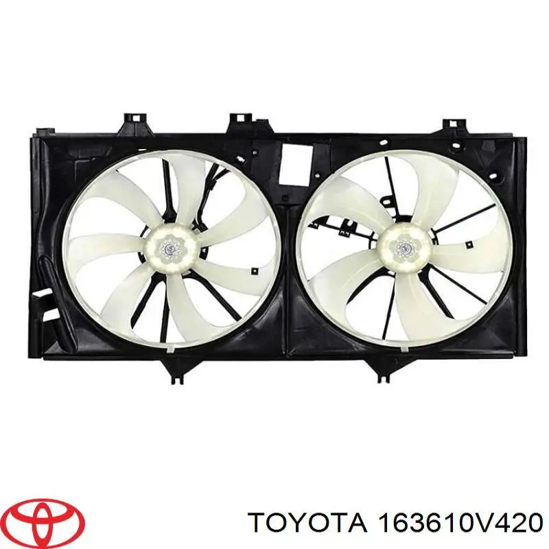 Купити 163610V420 Toyota Вентилятор/крильчатка радіатора охолодження, лівий