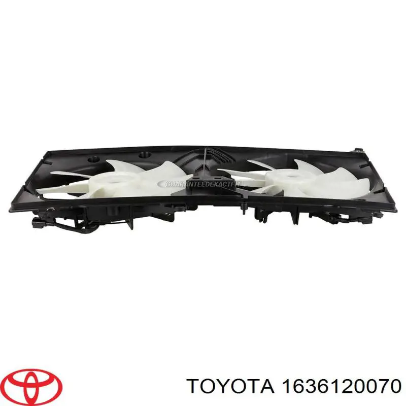 Вентилятор / крильчатка радіатора охолодження, лівий Toyota 1636120070 ціна, від 54.26 USD