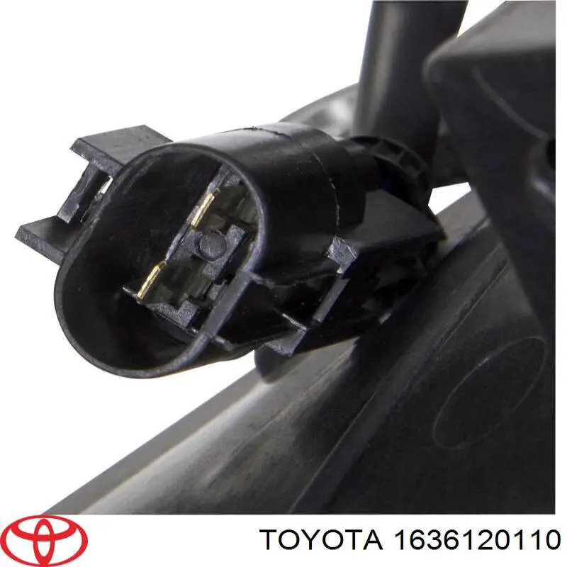 Вентилятор/крильчатка радіатора охолодження, лівий 1636120111 Toyota