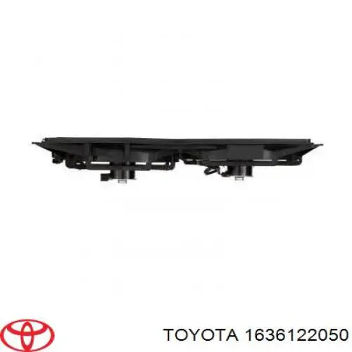 Купити 1636122050 Toyota Дифузор радіатора охолодження, в зборі з двигуном і крильчаткою