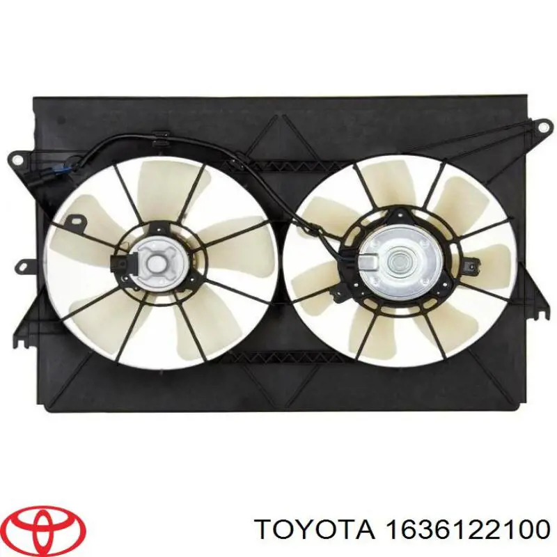 Вентилятор/крильчатка радіатора охолодження Toyota Corolla (E15) (Тойота Королла)