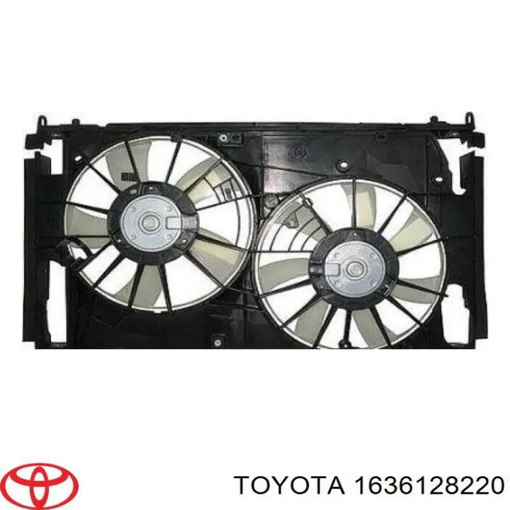 Купити 1636128220 Toyota Вентилятор/крильчатка радіатора охолодження, лівий