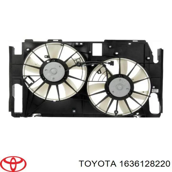 1636128220 Toyota вентилятор/крильчатка радіатора охолодження, лівий