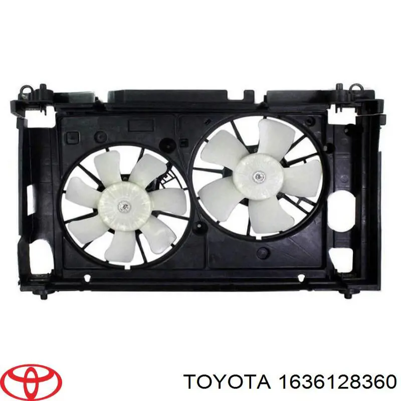 Купити 1636128360 Toyota Вентилятор/крильчатка радіатора охолодження, правий