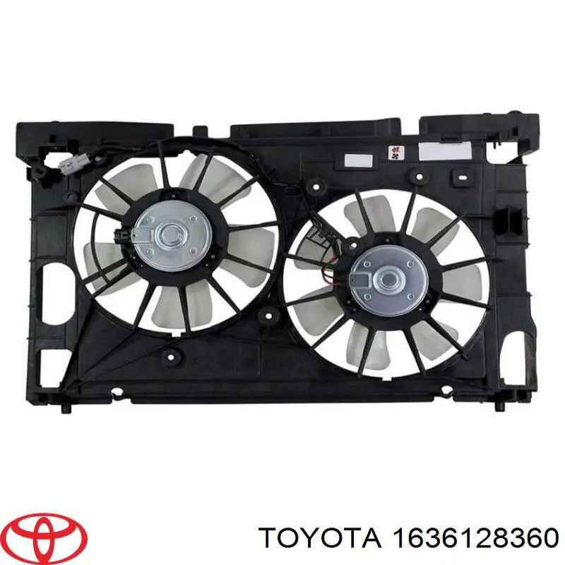 Вентилятор/крильчатка радіатора охолодження, правий Toyota Scion TC (Тойота Сціон)