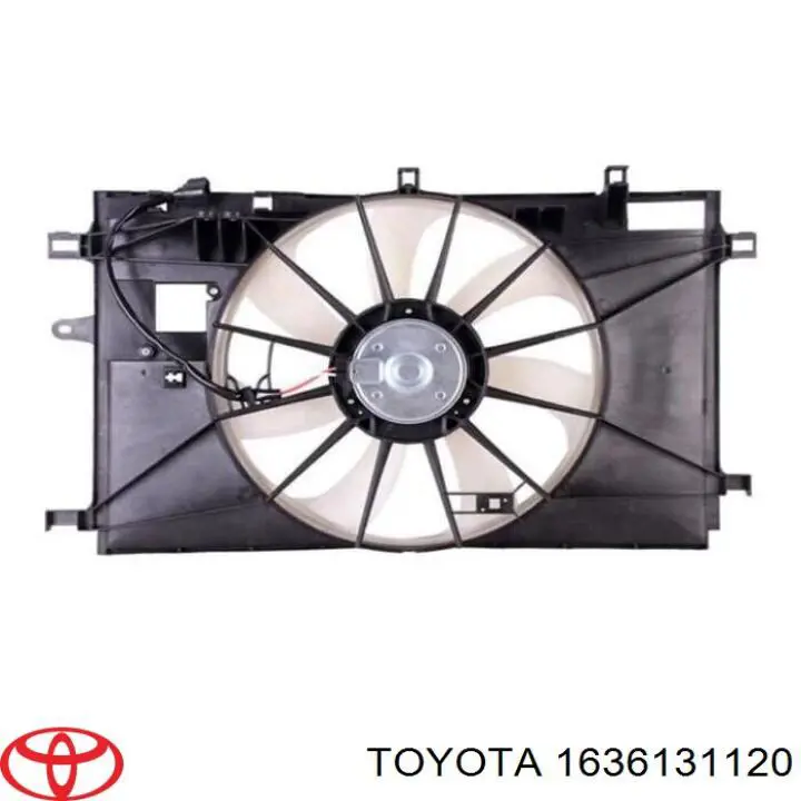 1636131120 Toyota вентилятор/крильчатка радіатора охолодження, лівий