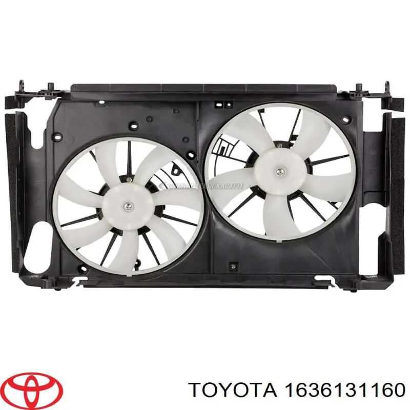 Дифузор (кожух) радіатора кондиціонера Toyota 1636131160 ціна, від 104.45 USD