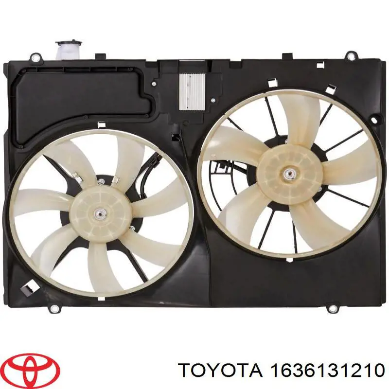1636131210 Toyota вентилятор/крильчатка радіатора охолодження, лівий