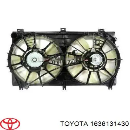 1636131430 Toyota Вентилятор кондиціонера, правий