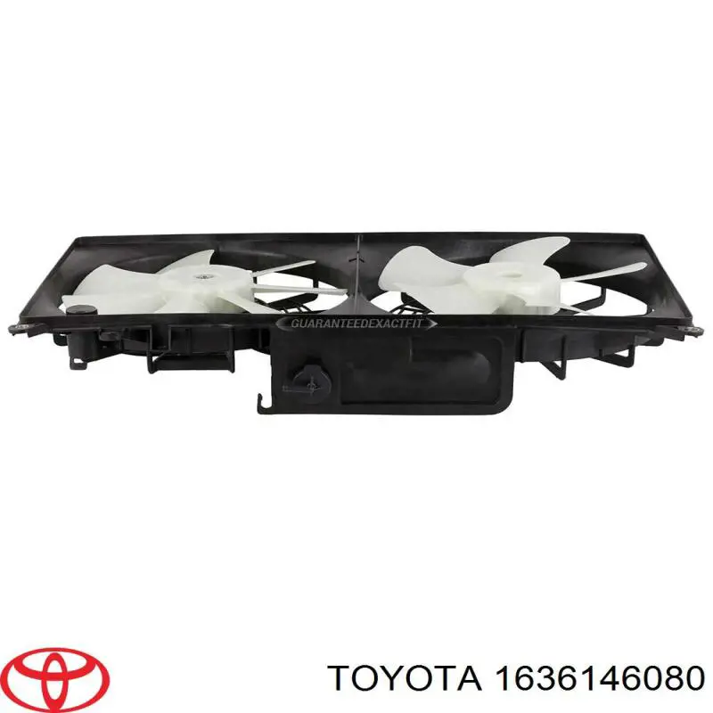 Вентилятор/крильчатка радіатора охолодження, лівий 1636146080 Toyota