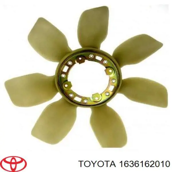 1636162010 Toyota Вентилятор / крильчатка радіатора охолодження
