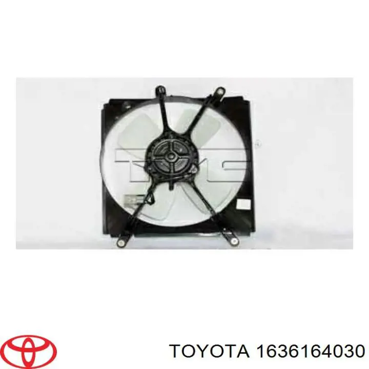 Вентилятор/крильчатка радіатора охолодження Toyota RAV4 1 Cabrio (SXA 10) (Тойота Рав4)
