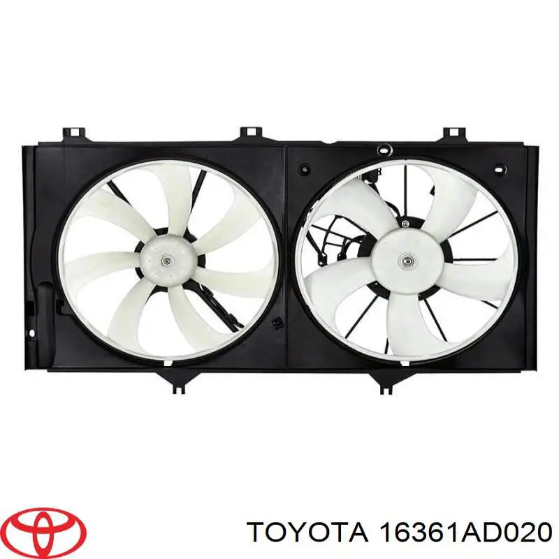 Купити 16361AD020 Toyota Вентилятор/крильчатка радіатора охолодження, правий