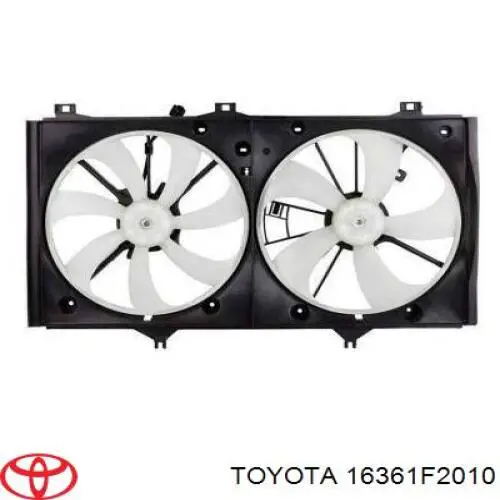 16361F2010 Toyota Вентилятор / крильчатка радіатора охолодження