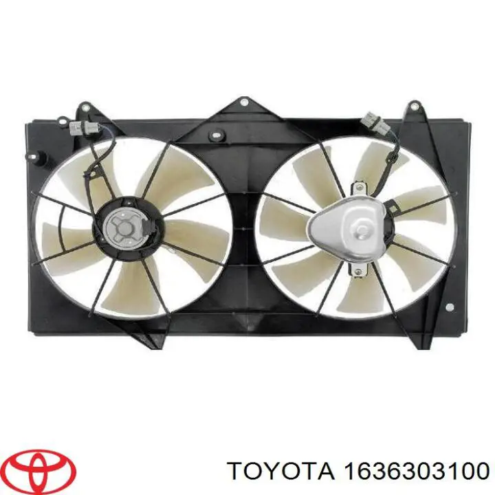 Двигун вентилятора системи охолодження, правий Toyota Solara (V3) (Тойота Solara)