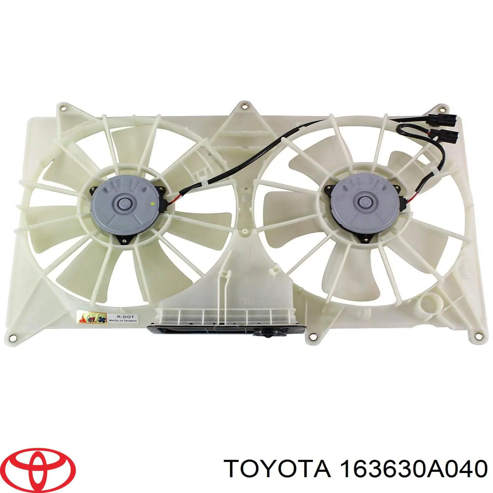Вентилятор/крильчатка радіатора охолодження 163630A040 Toyota