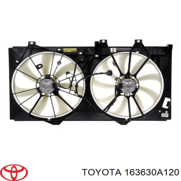 Двигун вентилятора системи охолодження, лівий Toyota 163630A120 ціна, від 88.26 USD